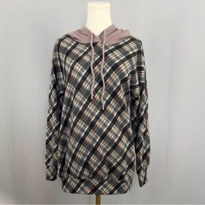 NWOT Vanilla Bay Pink & Gray Soft Hoodie